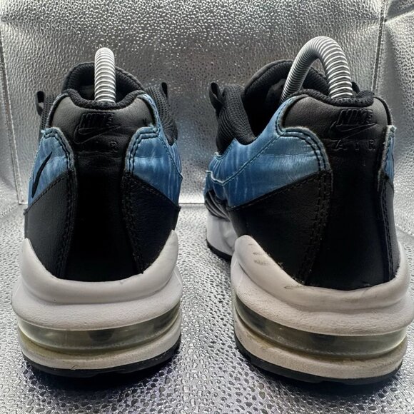 RARE 🚀 Size‎ 6Y - Nike Air Max 95 GS Black Light Current Blue Women’s Sneakers - Picture 7 of 12
